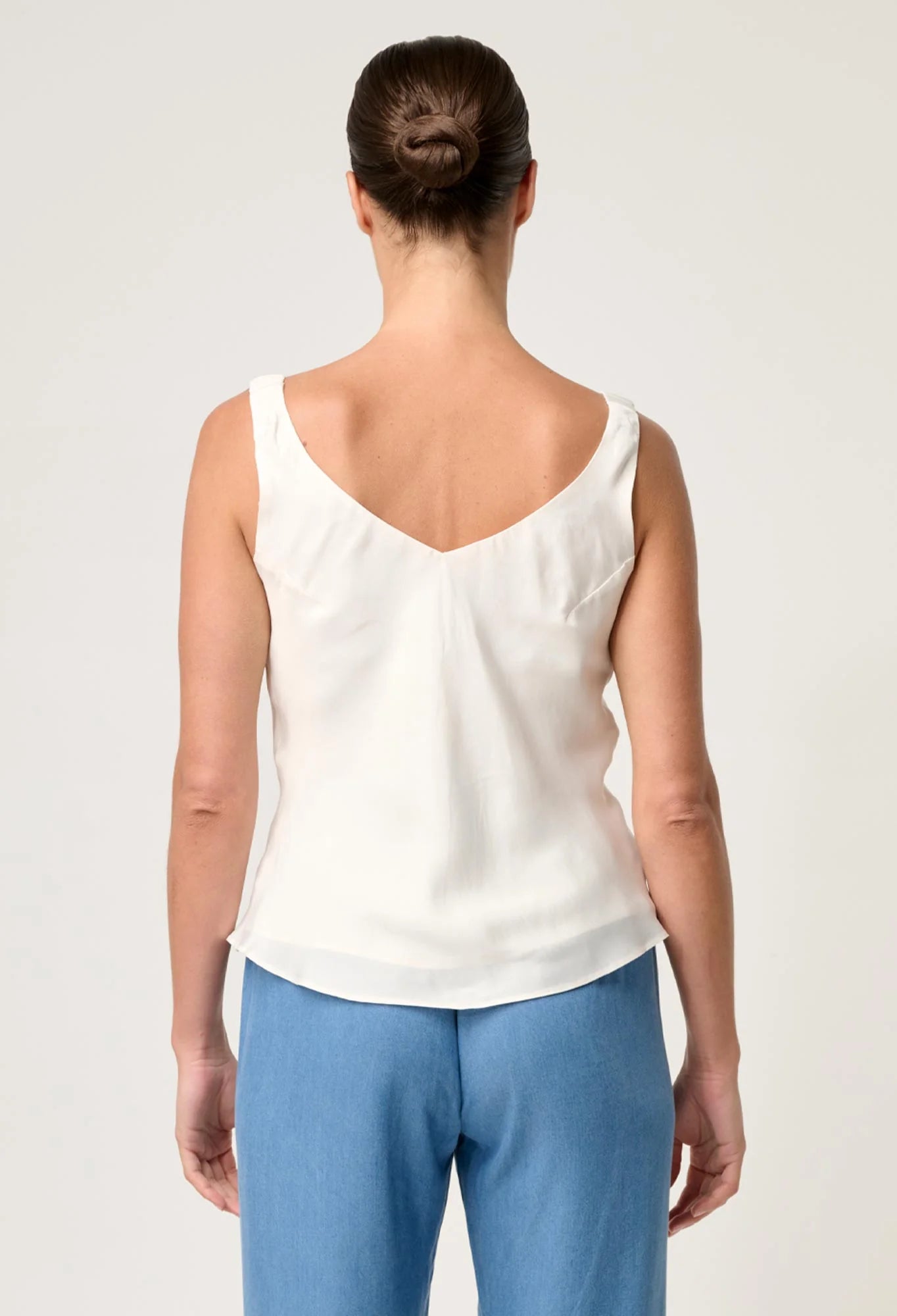 Delray Reversible Cami in Ivory