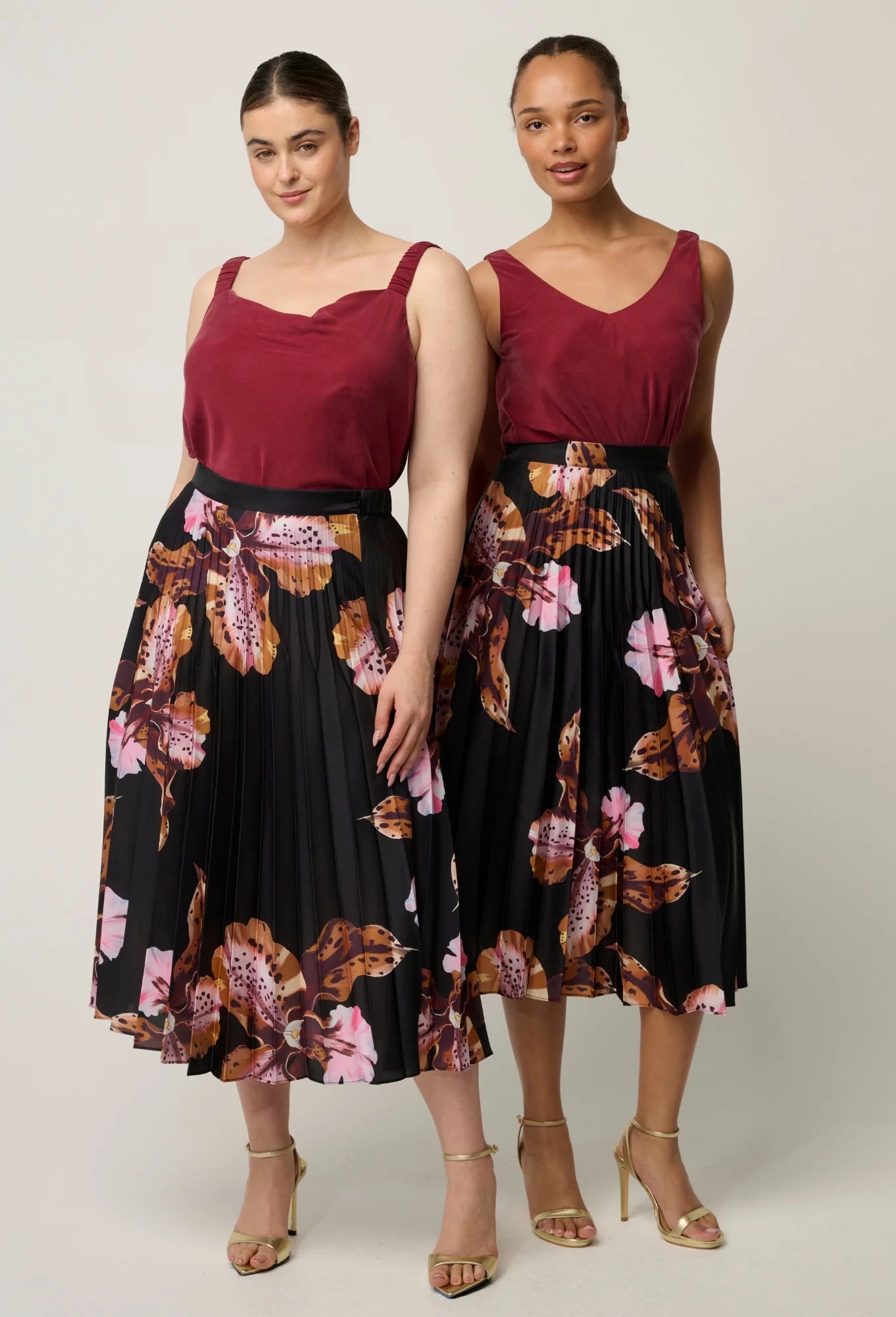 Delray Reversible Cami in Ruby