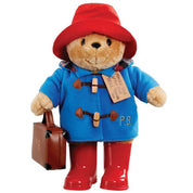 PADDINGTON BEAR with boots embroidered coat & suitcase
