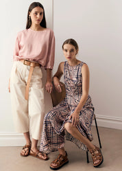 POL Innes Tuck Top Pink