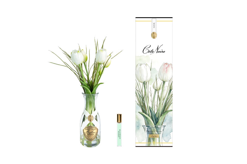 Cote Noire Provence Tulips White