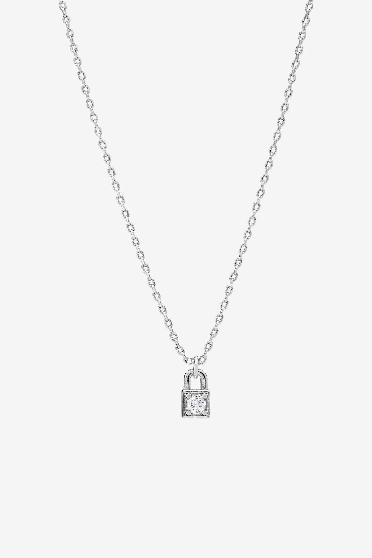 Penny Silver Locket Necklace