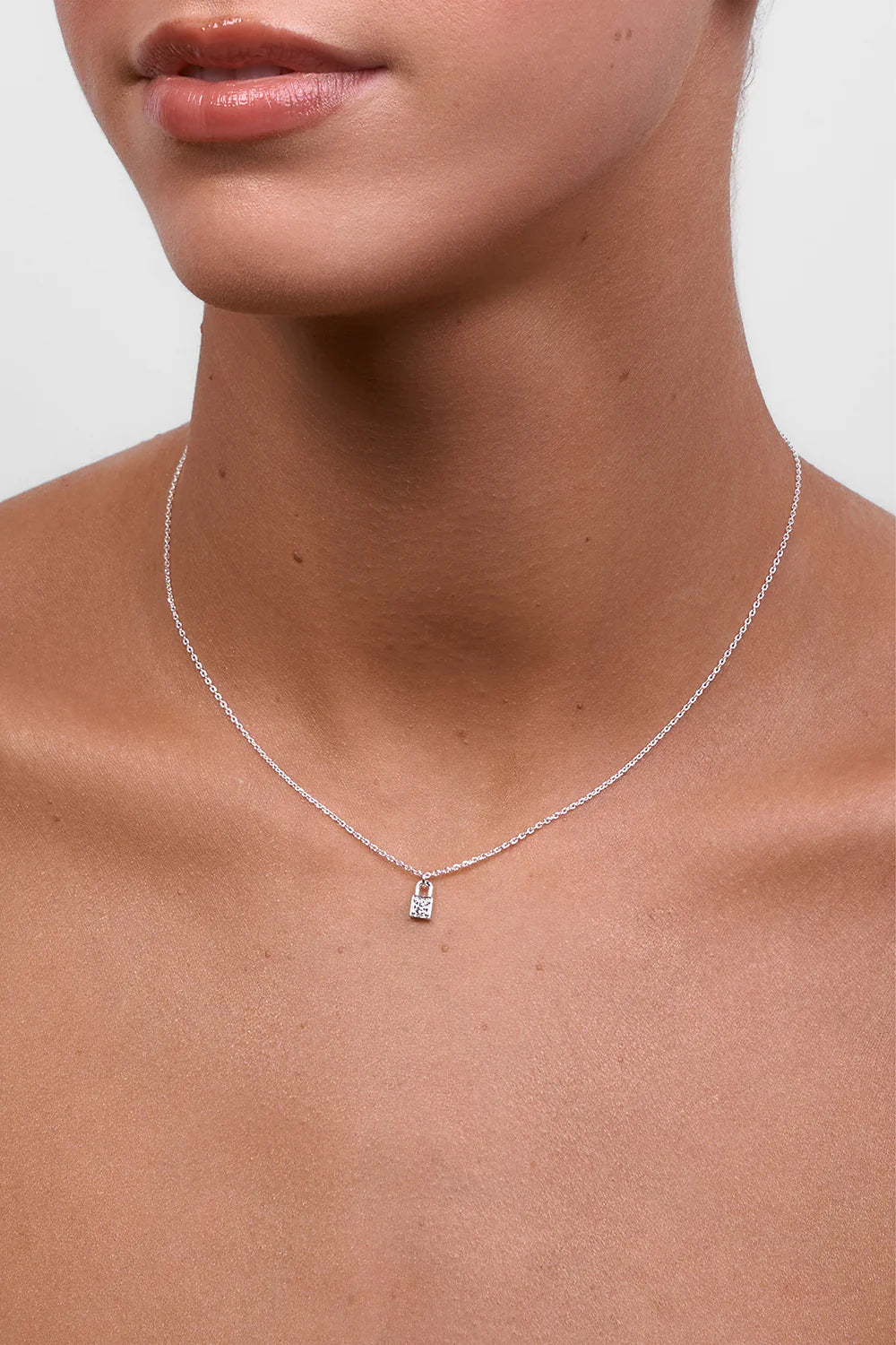 Penny Silver Locket Necklace