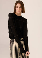 Westin Lurex Check Knit