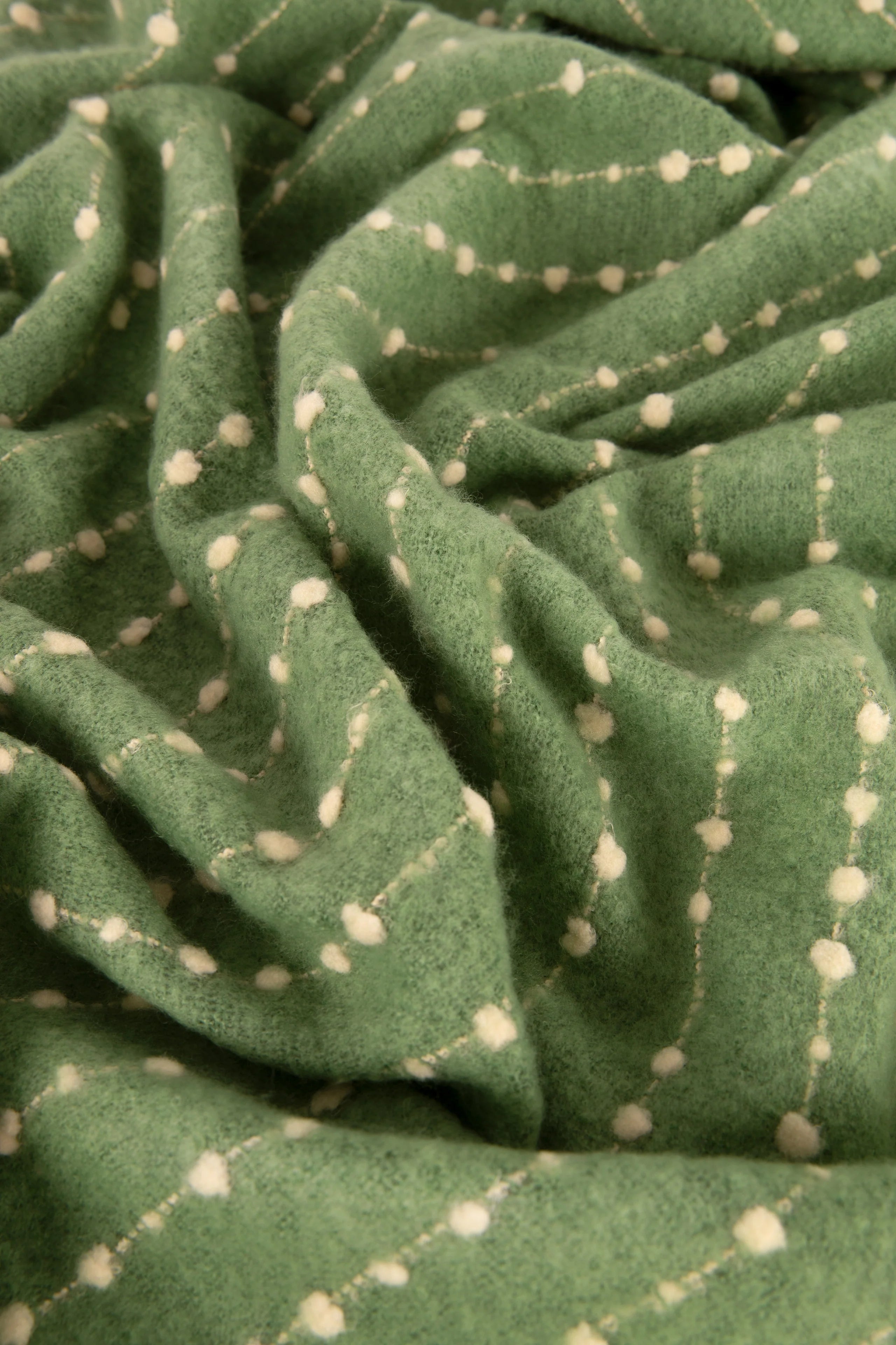 Powder Dakota Cosy Knitted Scarf Sage