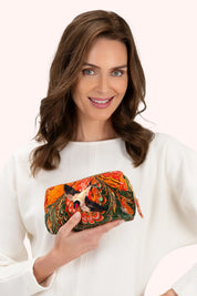 Powder Quilted Vanity Bag Marbled Swallow