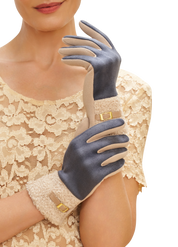 Powder Audrey Gloves Denim