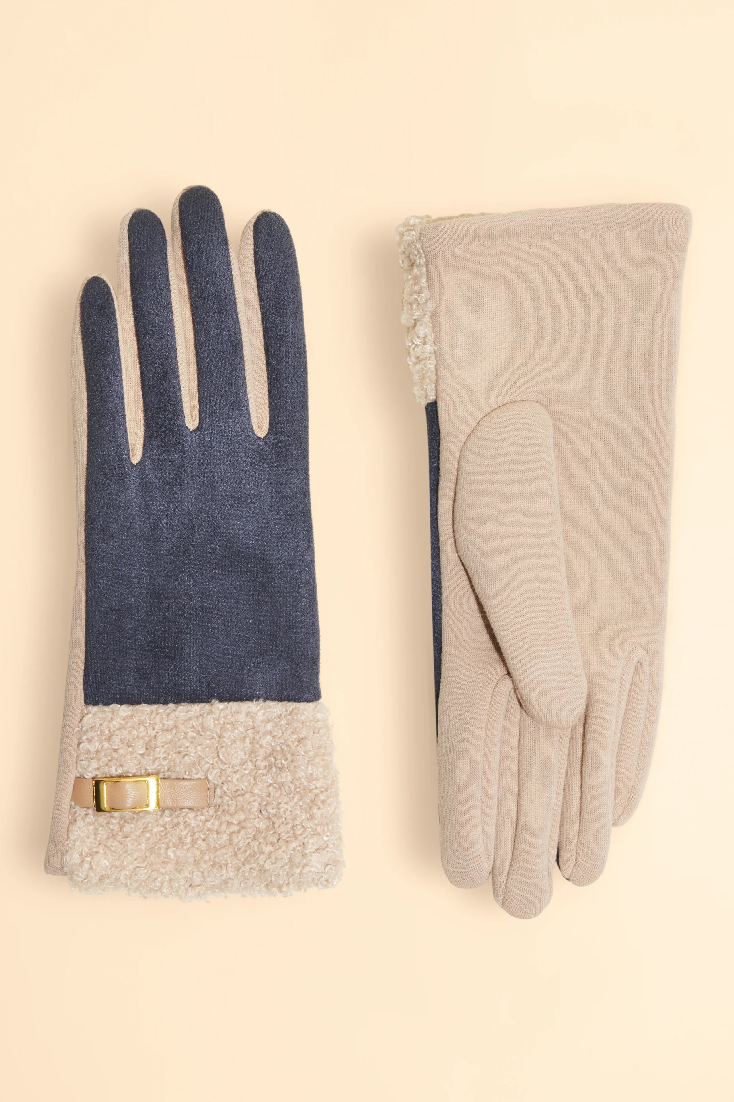 Powder Audrey Gloves Denim