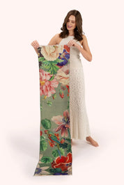 Powder Lux Scarf Botanical Design