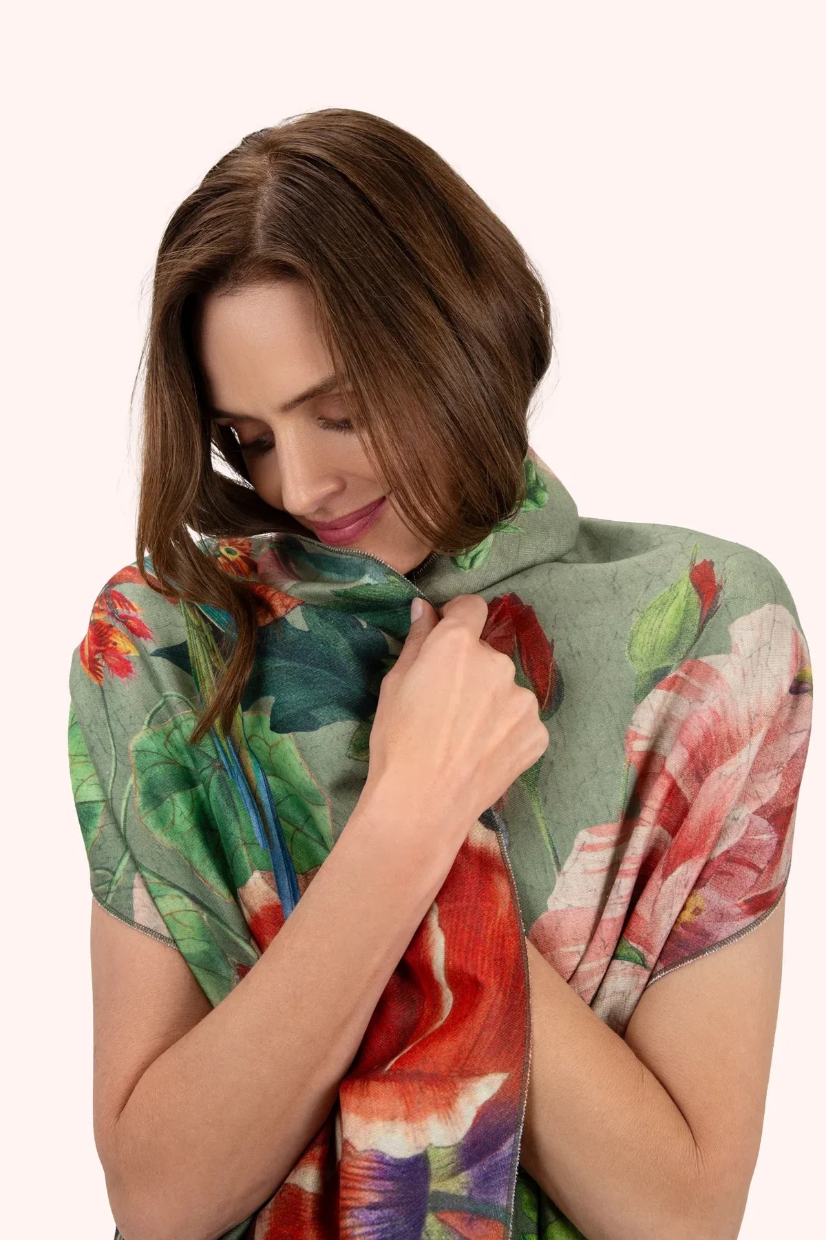 Powder Lux Scarf Botanical Design