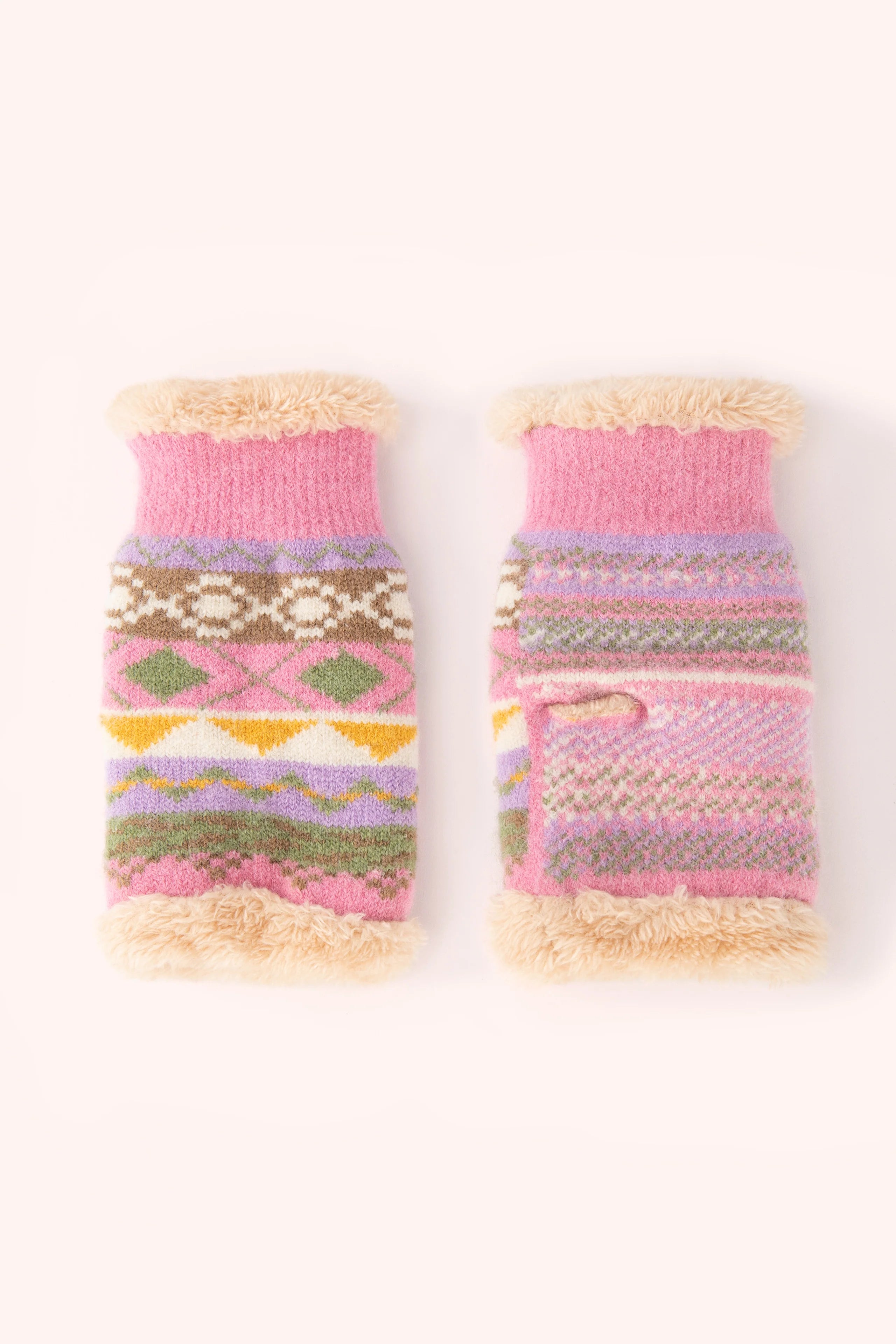 Powder Wrist Warmers Pastel