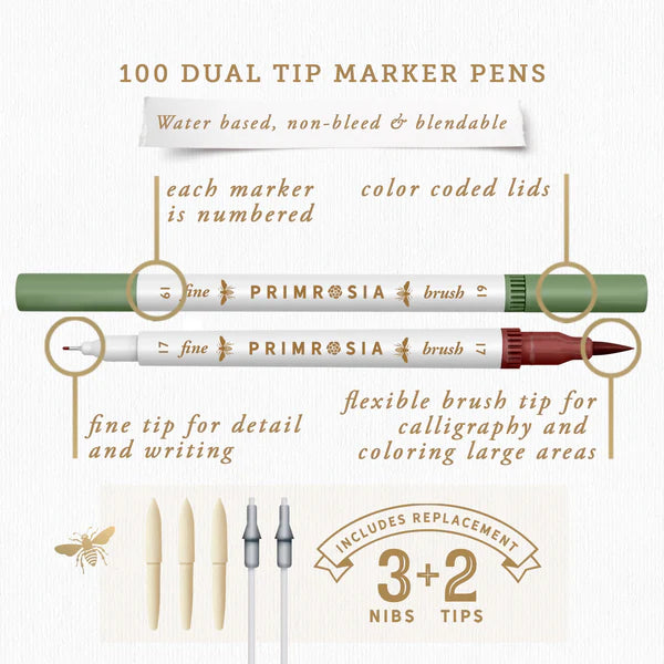 Primrosia 'At Home' Dual Tip Markers