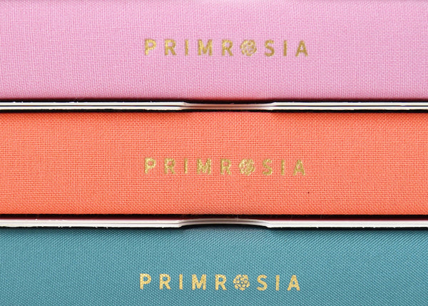 Primrosia 'Hummingbird' Peach – Watercolor Dot Grid A5 Journal