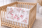 Rose Garden Muslin Blanket