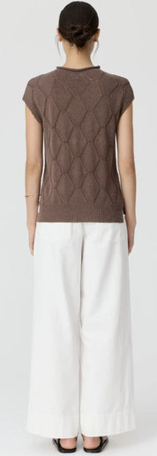 Rosin Cable Knit Chocolate