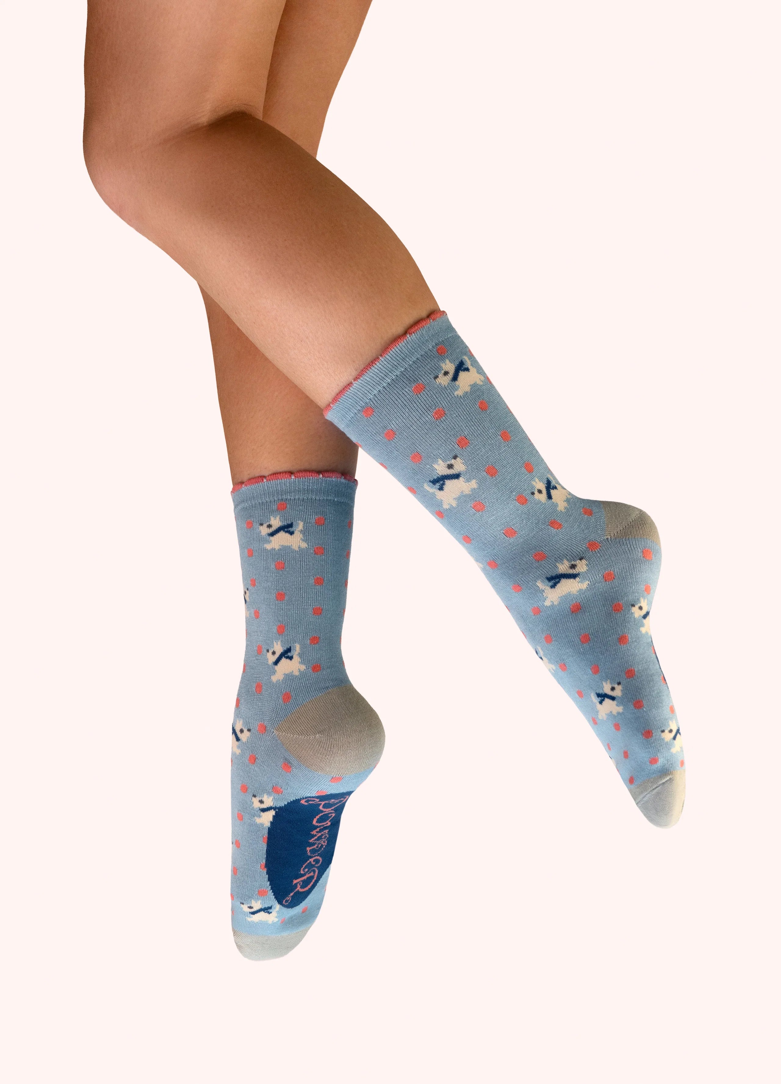 Powder socks Westie Ice