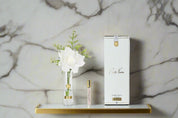 COTE NOIRE Summer Rose Ivory White with Gold Badge