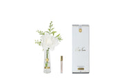 COTE NOIRE Summer Rose Ivory White with Gold Badge