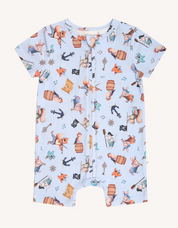 FLEUR HARRIS Sea Shanty Lasting Coverall - Sky