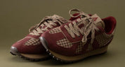 ASFVLT Wine/Tan Herringbone Sneakers