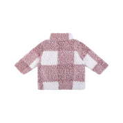 Sherpa Check Jacket - Dusty Lilac