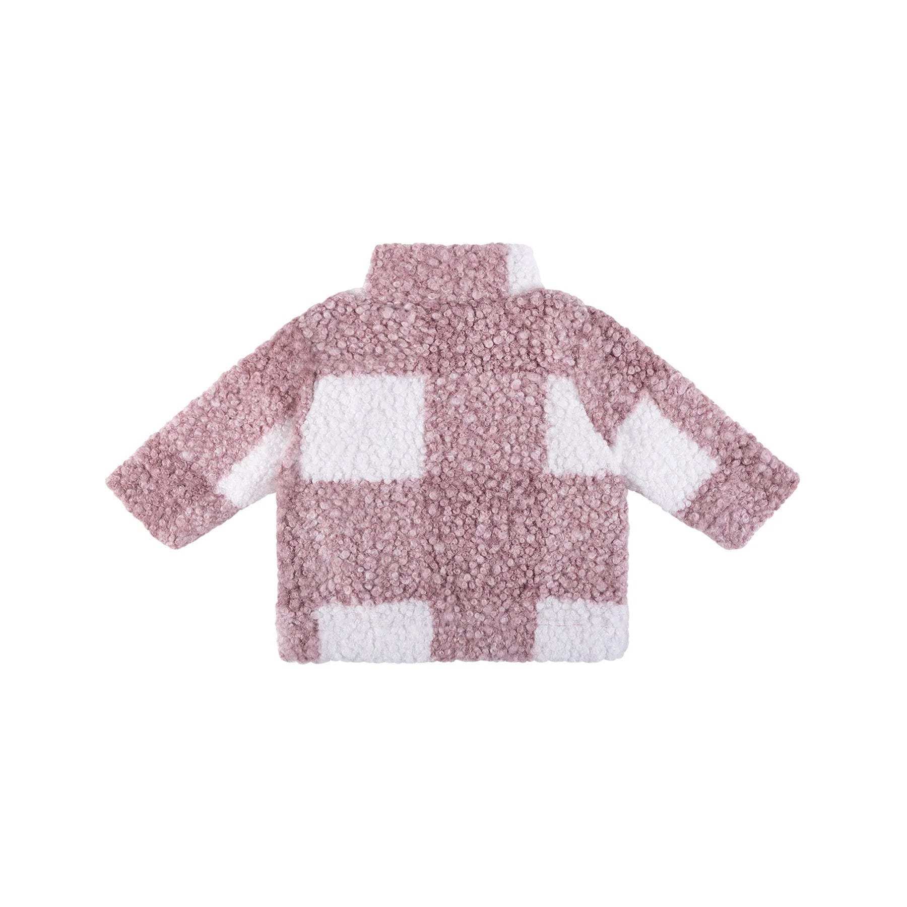 Sherpa Check Jacket - Dusty Lilac