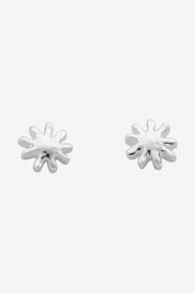 Petite Sun Earrings in gold & silver