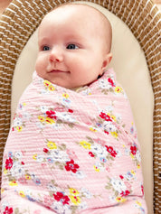 ALIMROSE  Muslin Swaddle Vintage Rose