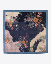 Talia Floral Pure Silk Square 100
