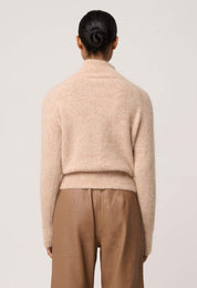 Once Was Savanna Alpaca Wool Blend Fluffy Sweater