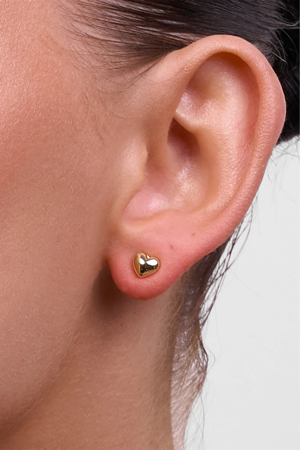 Winnie gold hear earrings