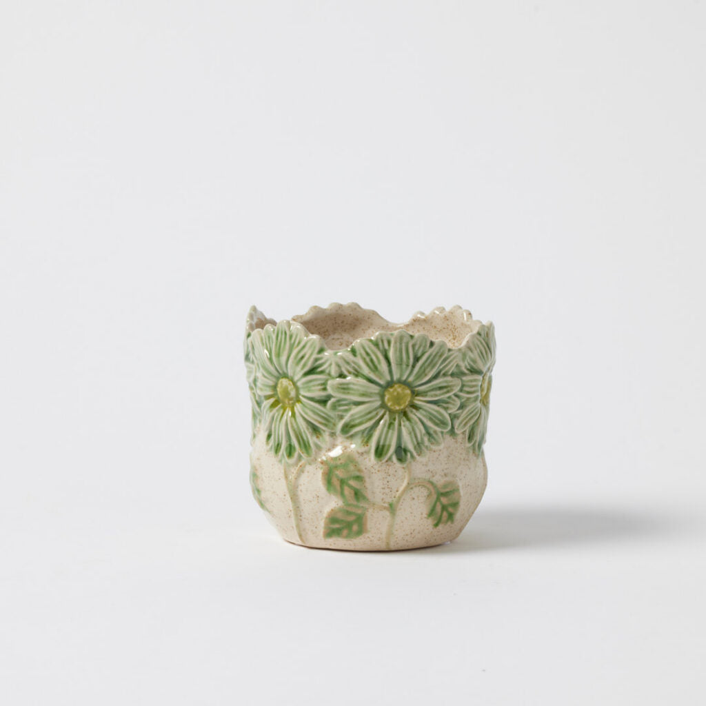 Petal Society Pot green