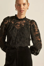 Zoe Kratzmann Glint Top Black