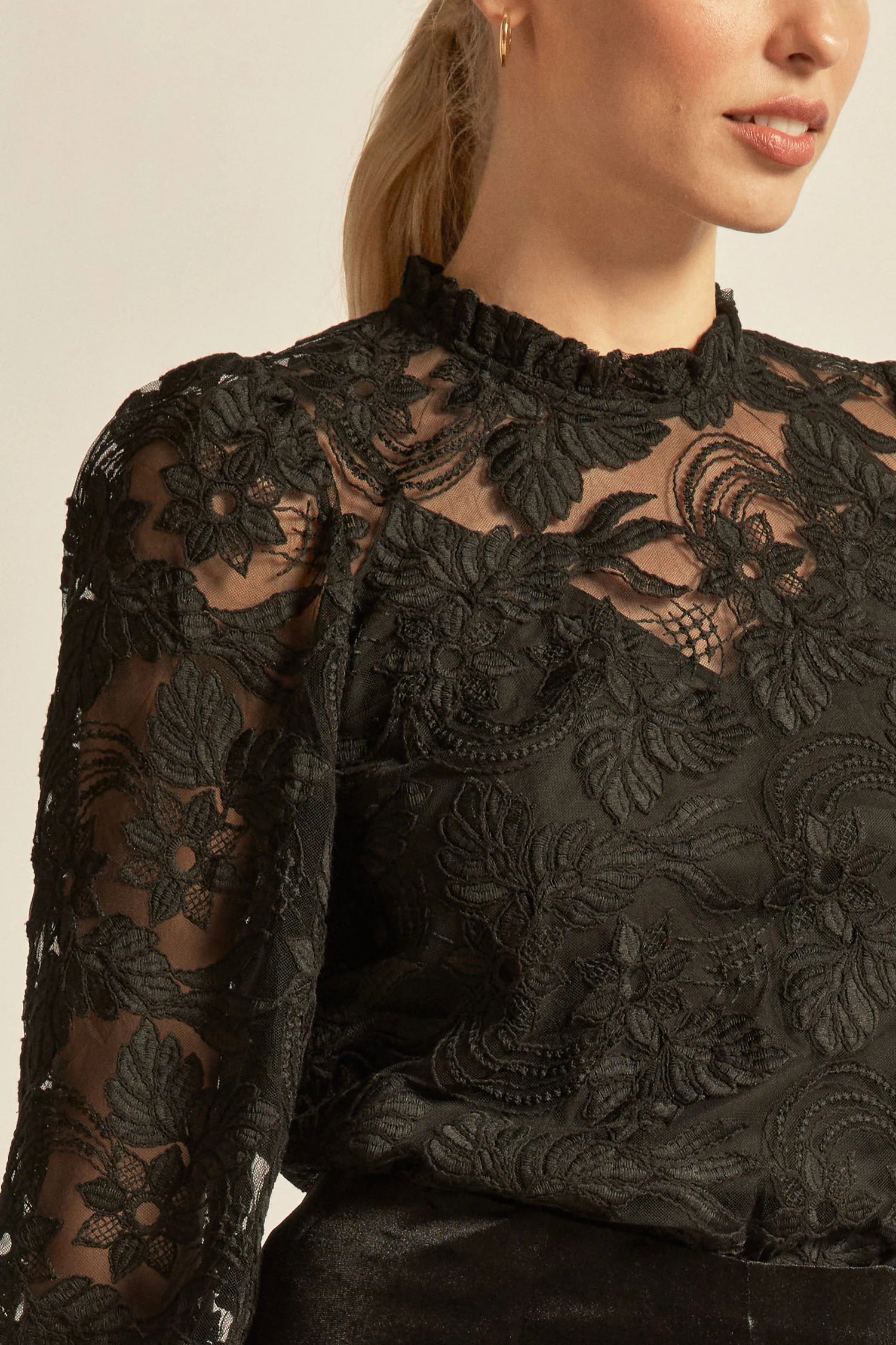 Zoe Kratzmann Glint Top Black