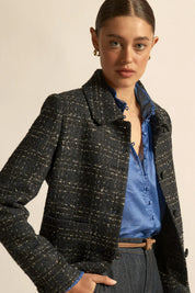 Zoe Kratzmann Plume Jacket Midnight check