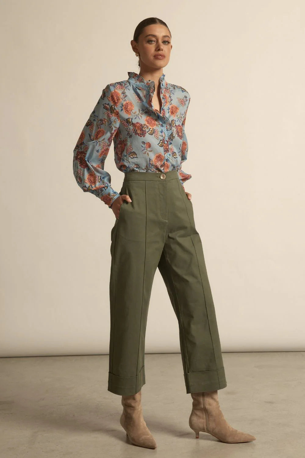 Zoe Kratzmann Brim Top twilight bloom