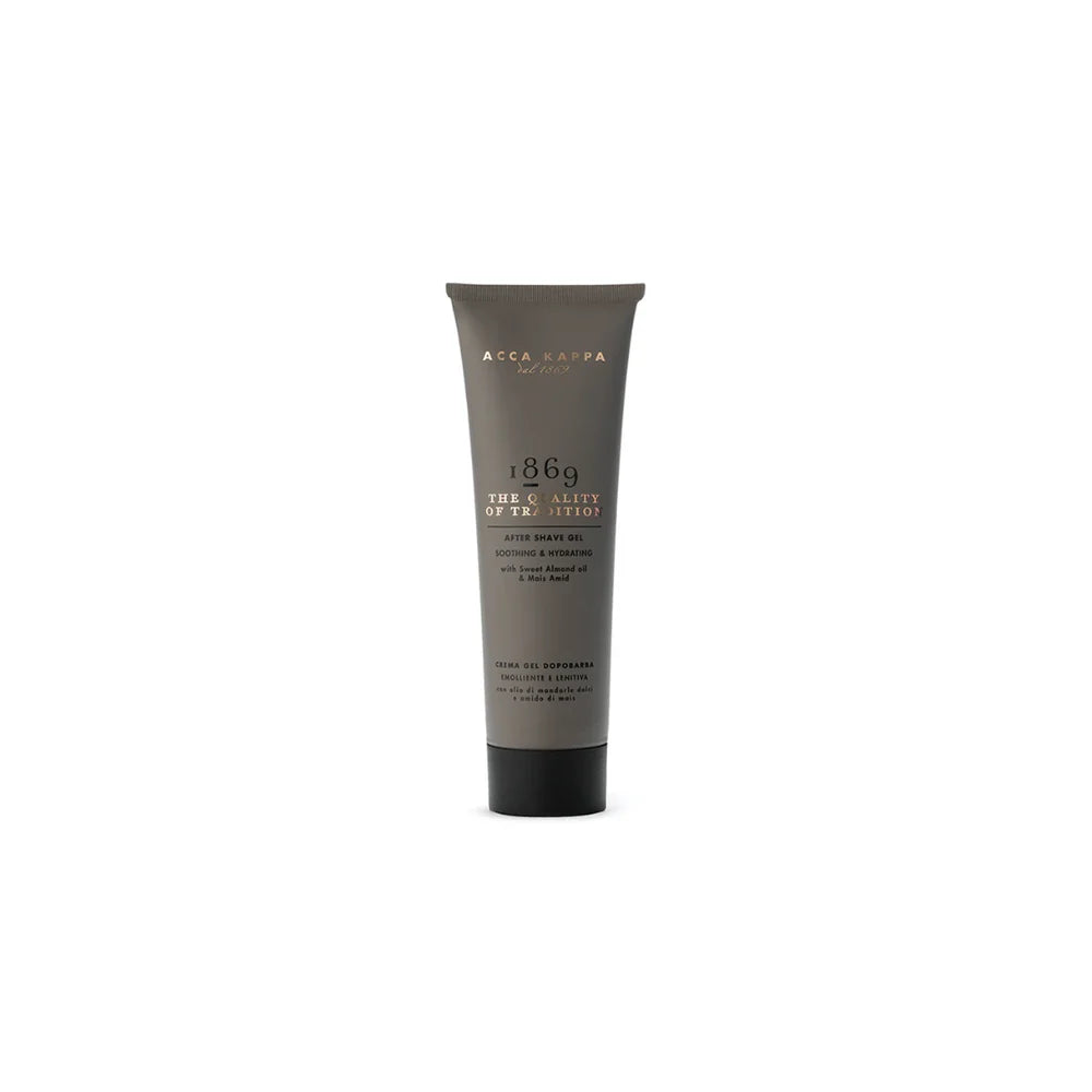 ACCA KAPPA 1869 Shampoo & Shower Gel for men, luxury Italian grooming product for body and hair, hydrating and cleansing formula in grey tube