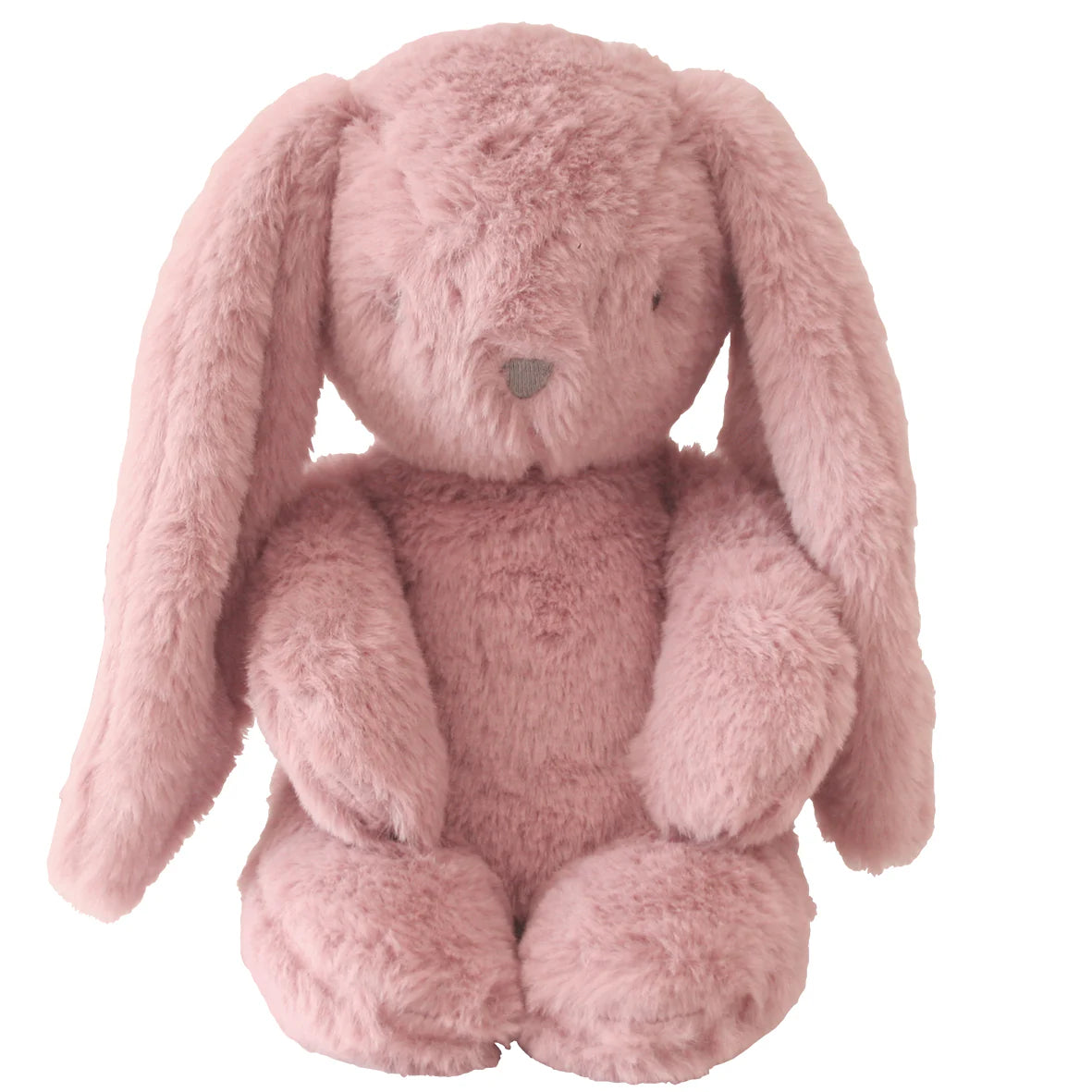 Alimrose Darcey Plush Baby Bunny 27cm in petal pink with long floppy ears.