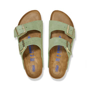 Birkenstock Arizona SFB Green Tea Suede Leather Regular