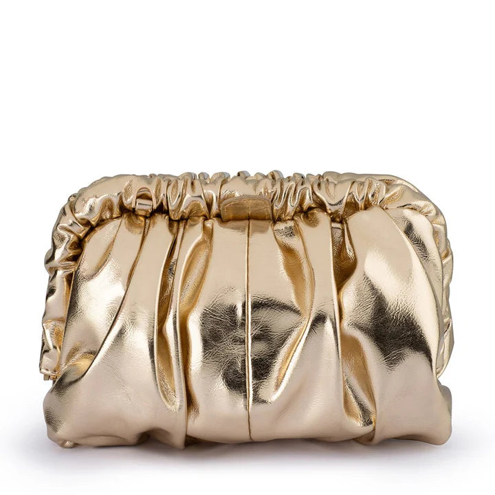 Betty Metallic Clutch gold