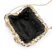 Betty Metallic Clutch gold