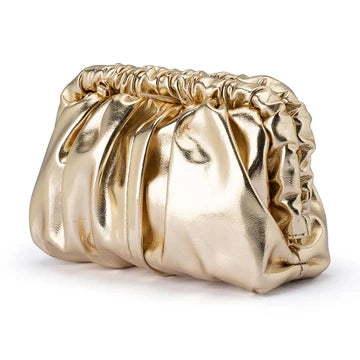 Betty Metallic Clutch gold