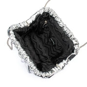 Betty Metallic Clutch silver