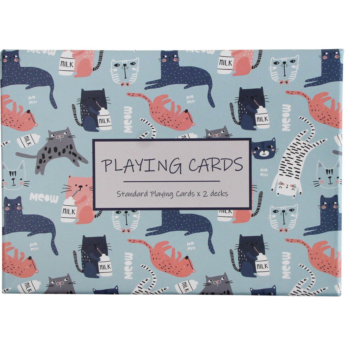 Playing cards cat life