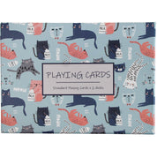 Playing cards cat life