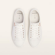 Frankie 4 White Pebbled Nat III Sneakers