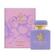 Carthusia Intenso di Mirto Eau de Parfum with illustrated purple box packaging