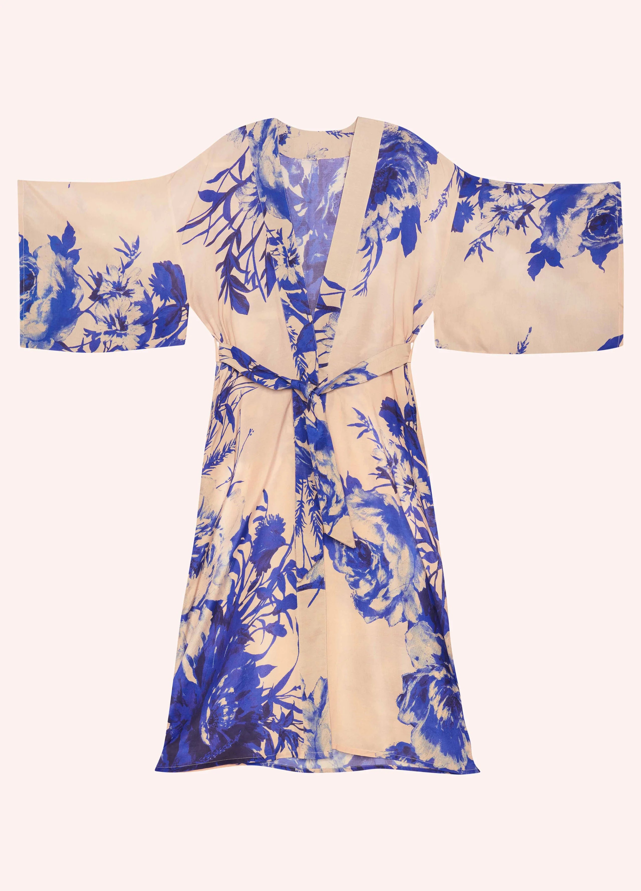 POWDER China Blue Long Kimono