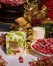 Circa Raspberry & Rhubarb Christmas Soy Candle 300g