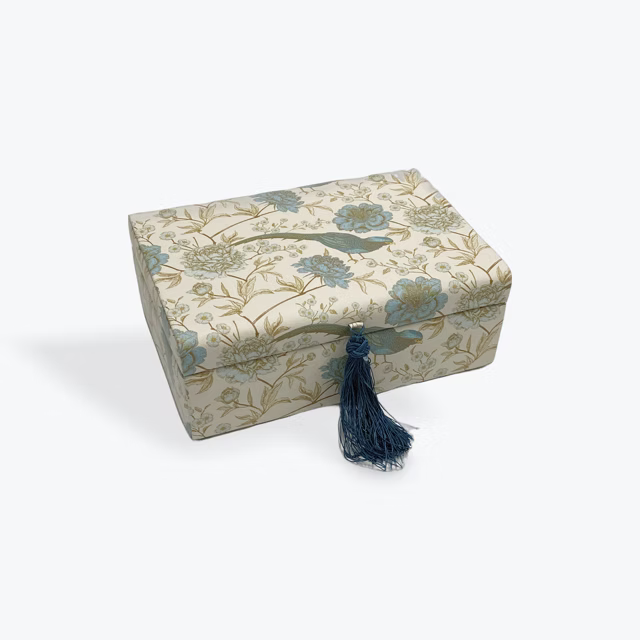Aqua Bird Jewellery box